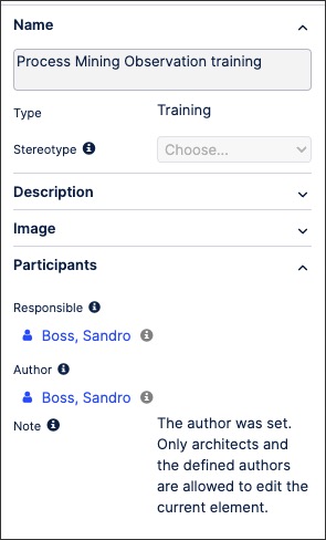A screenshot showing how to edit learning objects in Process Designer.
