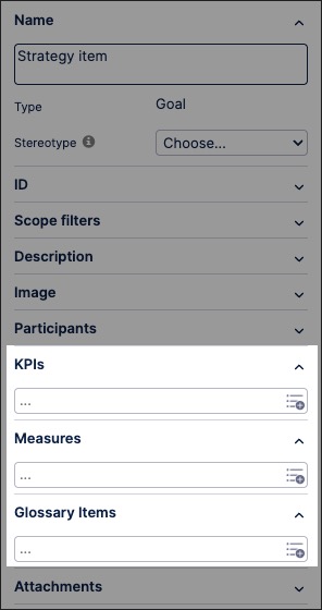 A screenshot showing how to create strategy objects and graphics in process designer.