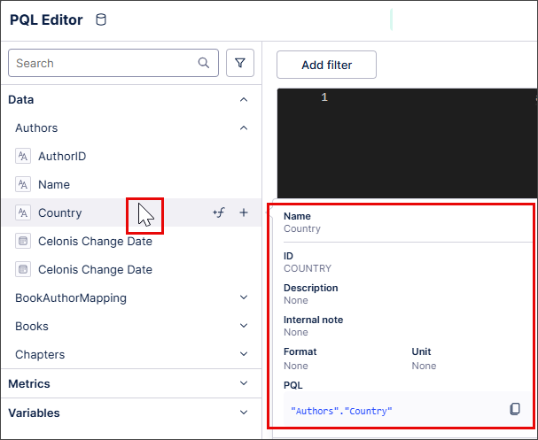Screenshot showing the new hover that is used to display the metadata popover.