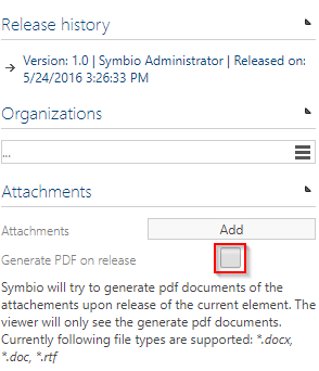 Generate document as PDF