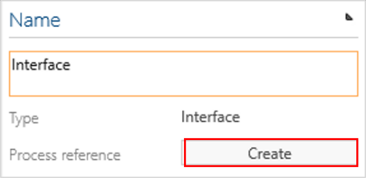 Create process reference