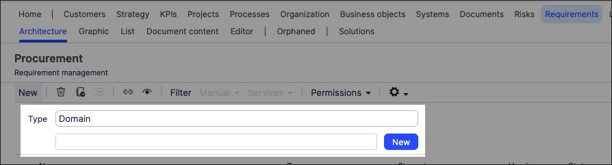 A screenshot showing how to create objects in Process Designer.