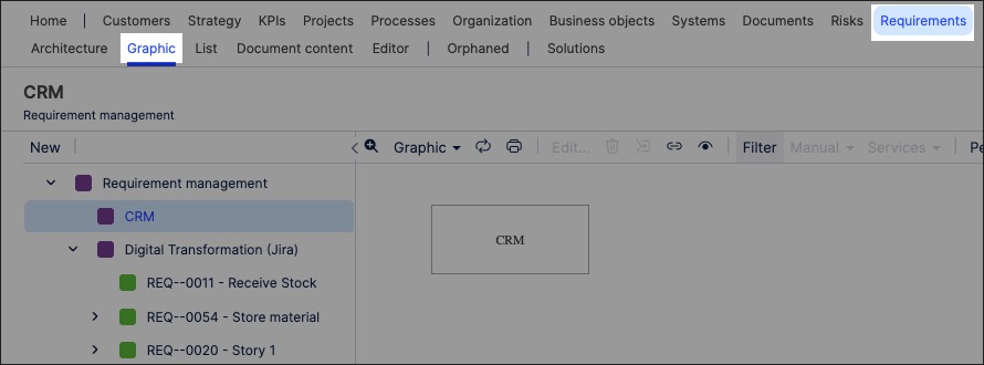 A screenshot showing how to create process graphics in Process Designer.