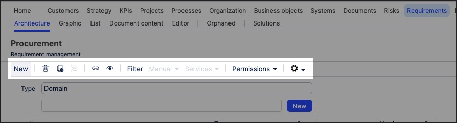 A screenshot showing how to create objects in Process Designer.