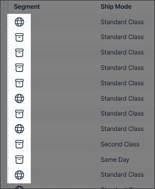 A screenshot showing how to map icons in View components.