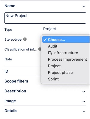 A screenshot showing how to create and manage projects in Process Designer.