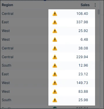 A screenshot showing how to map icons in View components.