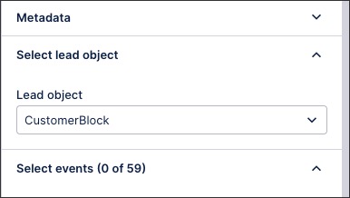 A screenshot showing how to create an event log within a knowledge model.